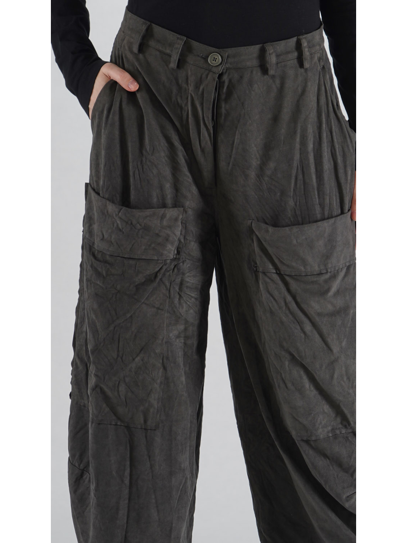 Rundholz Black Label - Ballonförmige Velour Hose - 2253420101