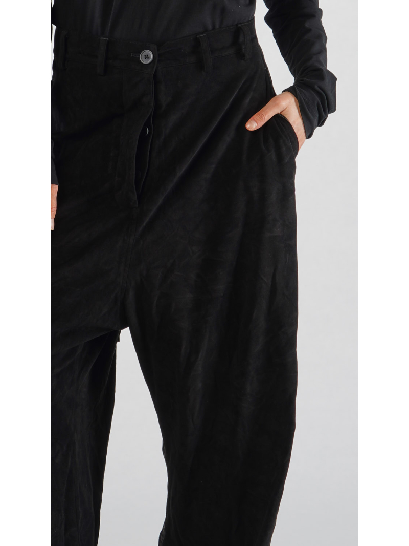 Rundholz Black Label - Gerade weite Velour Hose - 2253420102