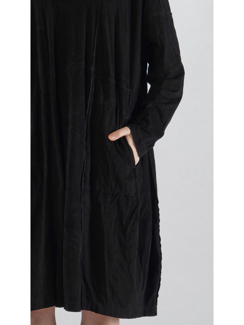 Rundholz Black Label - Oversize Velour Kleid - 2253420904