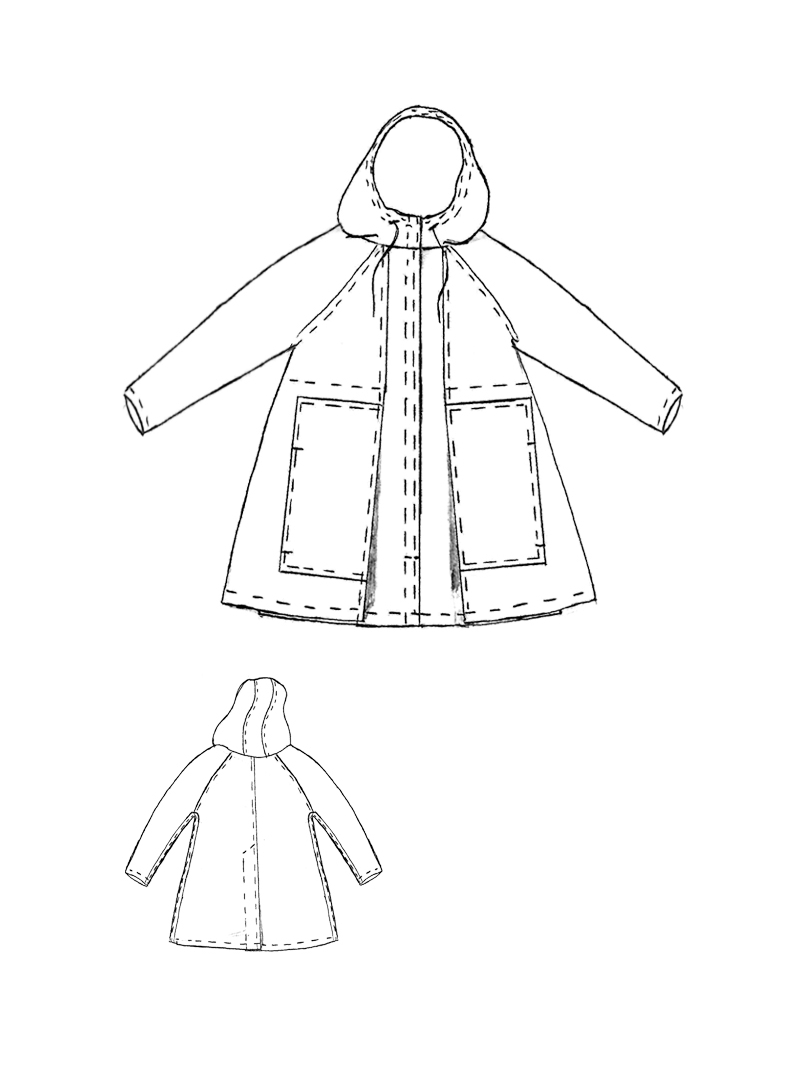 Rundholz Black Label - Ausgestellte Velour Jacke mit Kapuze - 2253421103