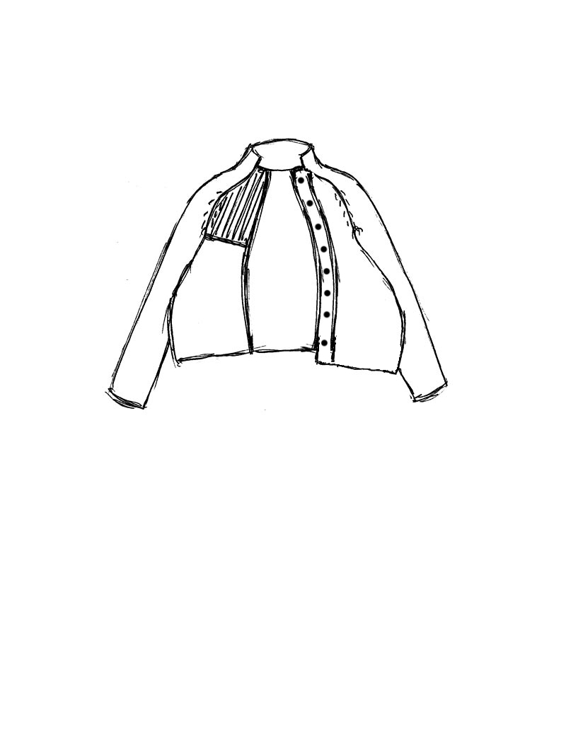 Rundholz Black Label - Woll mix Strickjacke mit Knöpfen - 2253457102