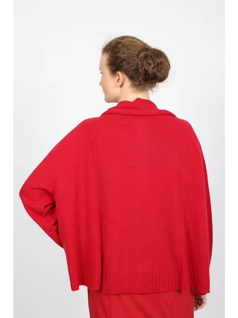 Rundholz Black Label - Oversize Strickjacke mit Reißverschluss und Rollkragen - 2253457109