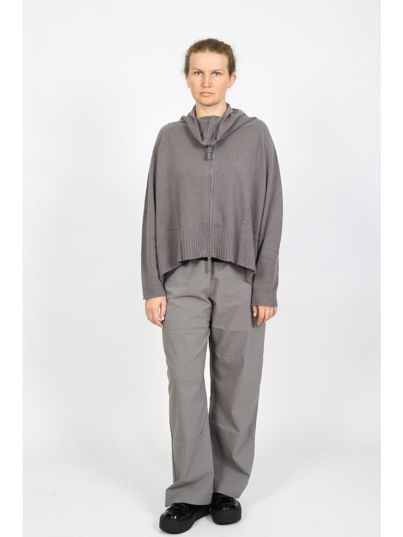 Rundholz Black Label - Oversize Strickjacke mit Reißverschluss und Rollkragen - 2253457109