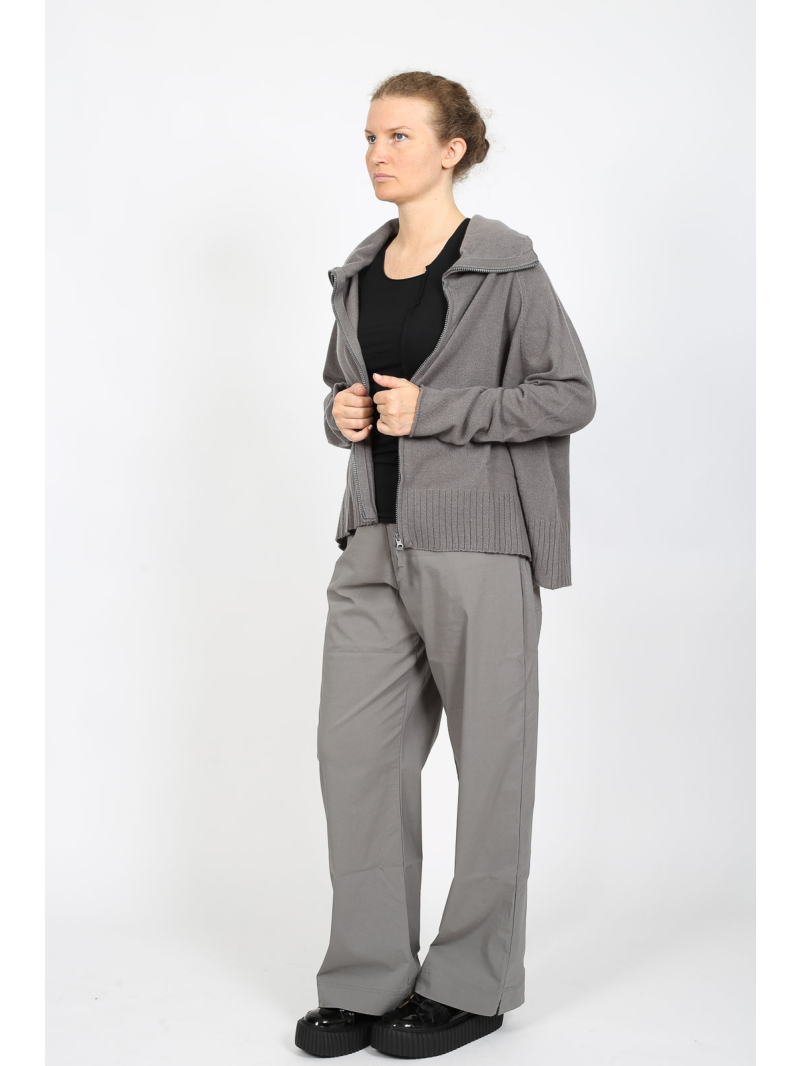 Rundholz Black Label - Oversize Strickjacke mit Reißverschluss und Rollkragen - 2253457109