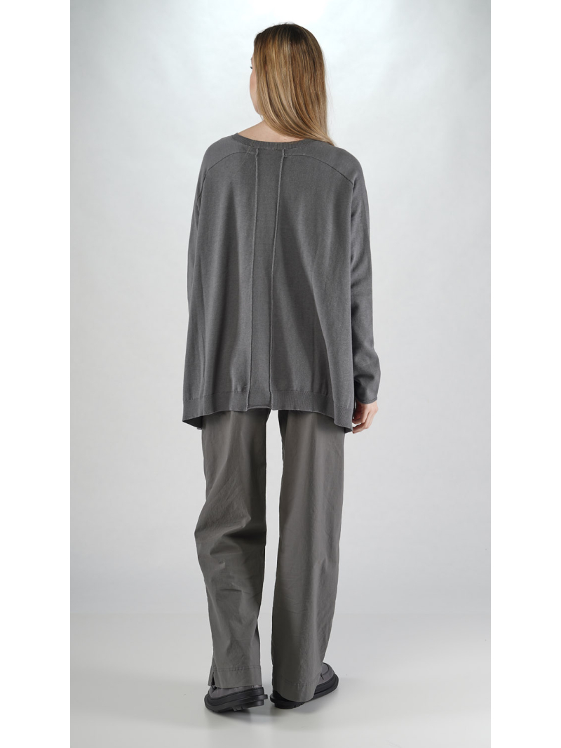 Rundholz Black Label - Oversize Strick Pullover mit Jaquard Blumen - 2253590702