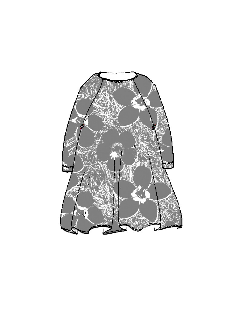 Rundholz Black Label - Weites Ausgestelltes Voile Kleid - 2253600905