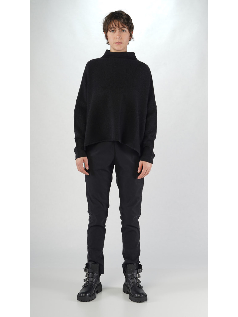 Rundholz Black Label - Hüftlanger Ausgestellter Woll mix Strick Pullover - 2253620705