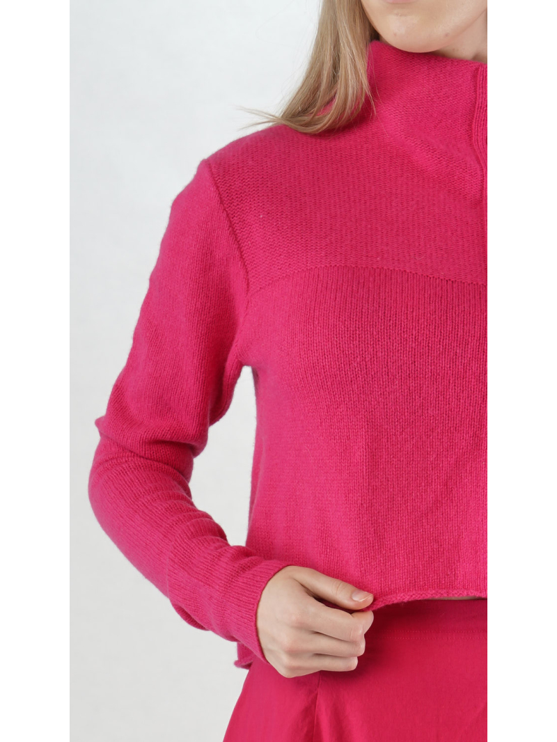 Rundholz Black Label - Asymmetrische Woll mix Strickjacke mit Knöpfen - 2253627103