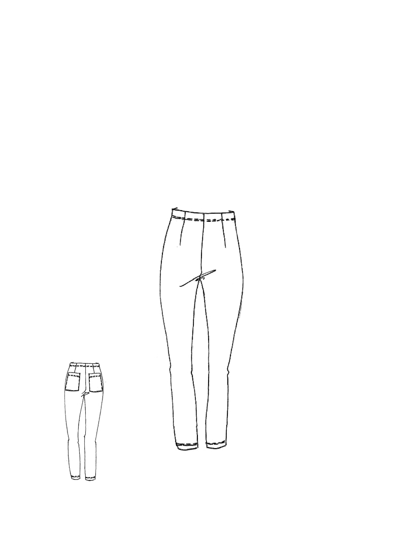 Rundholz Black Label - Schmale Cottonshape Hose - 2253630101