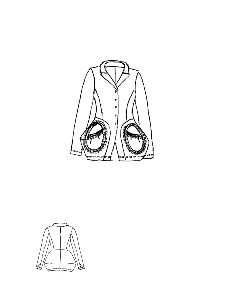 Rundholz Black Label - Ballonförmige Cottonshape Jacke - 2253631111