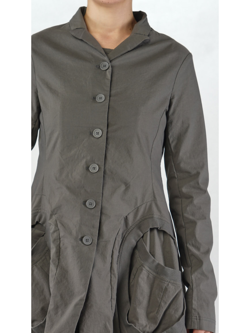 Rundholz Black Label - Ausgestellter Cottonshape Mantel - 2253631213