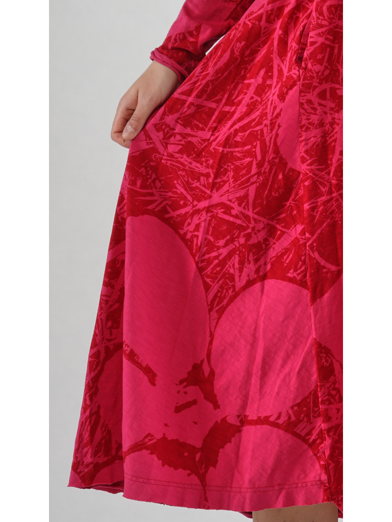 Rundholz Black Label - A-förmiges Baumwoll Slubjersey Kleid - 2253640904