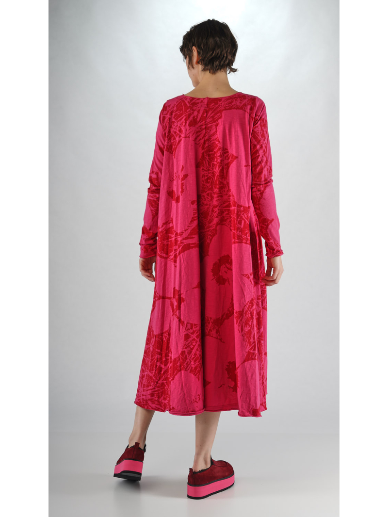 Rundholz Black Label - A-förmiges Baumwoll Slubjersey Kleid - 2253640904