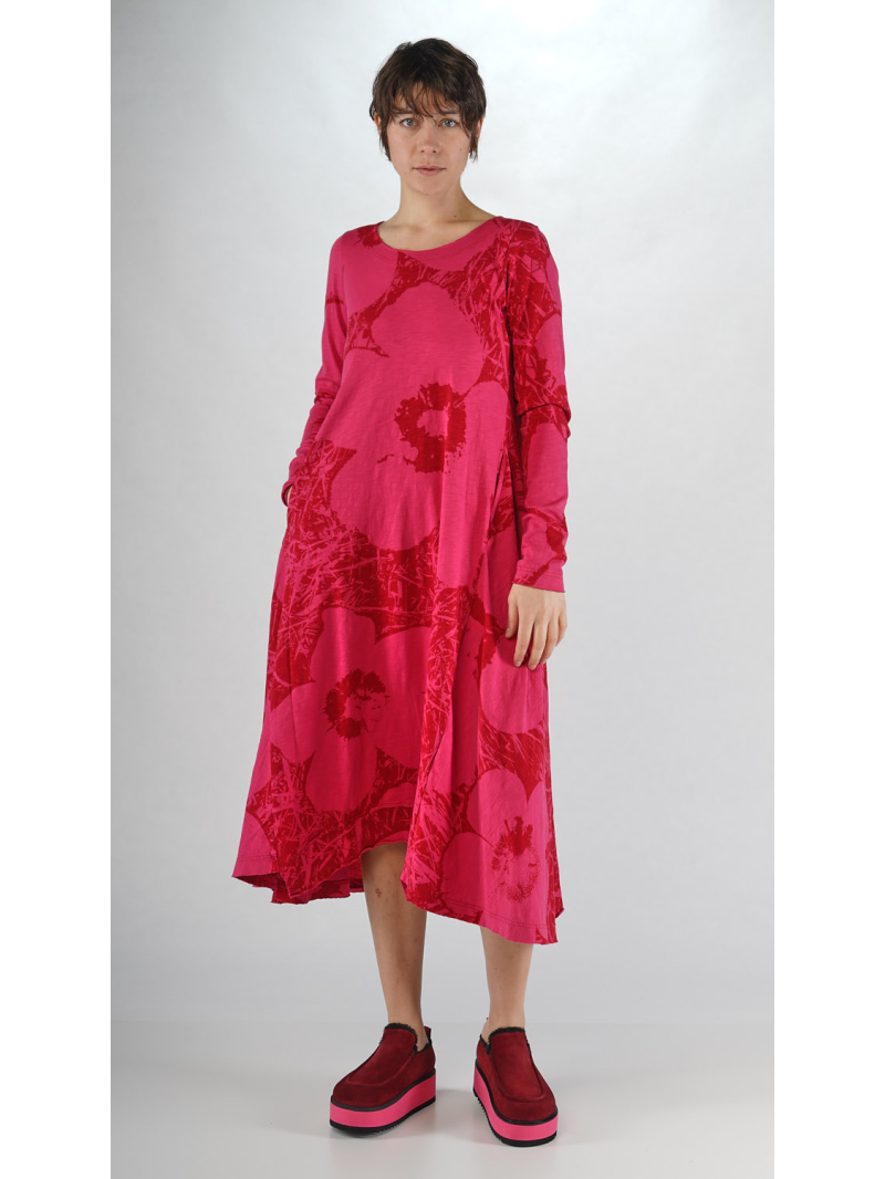 Rundholz Black Label - A-förmiges Baumwoll Slubjersey Kleid - 2253640904