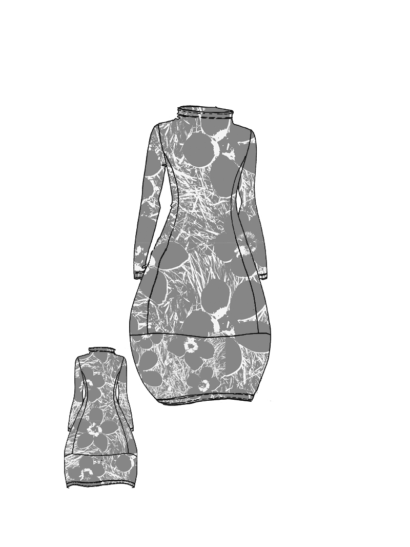 Rundholz Black Label - Ballonförmiges Baumwoll Slubjersey Kleid - 2253640905