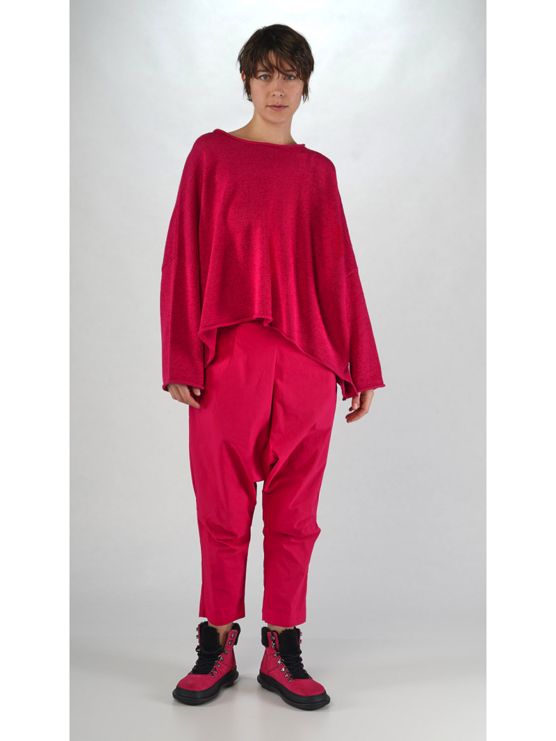 Rundholz Black Label - Kastenförmiger Leinen Strick Pullover - 2253720712