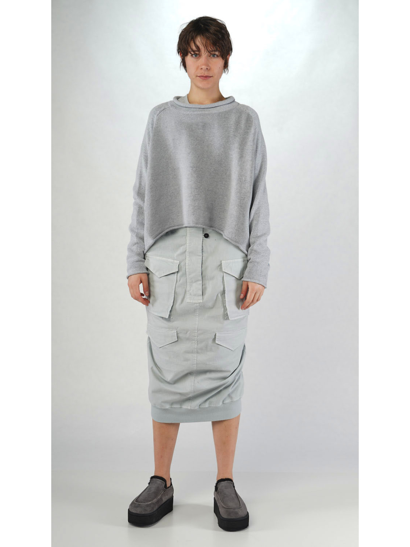 Rundholz Black Label - Kurzer Leinen Strick Pullover - 2253720714