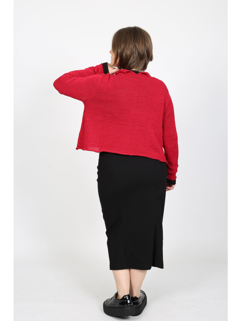 Rundholz Black Label - Strickjacke mit Rollkanten von Black Label - 2253727116