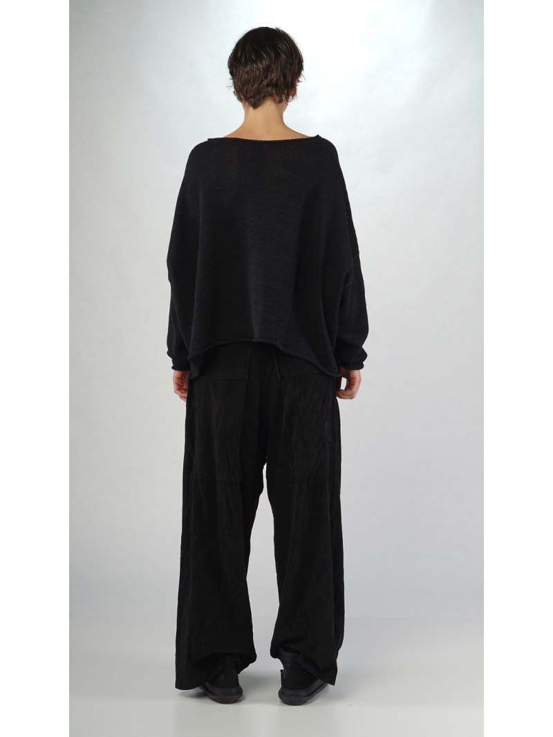 Rundholz Black Label - Gerade weite Leinen Strickjacke - 2253727117