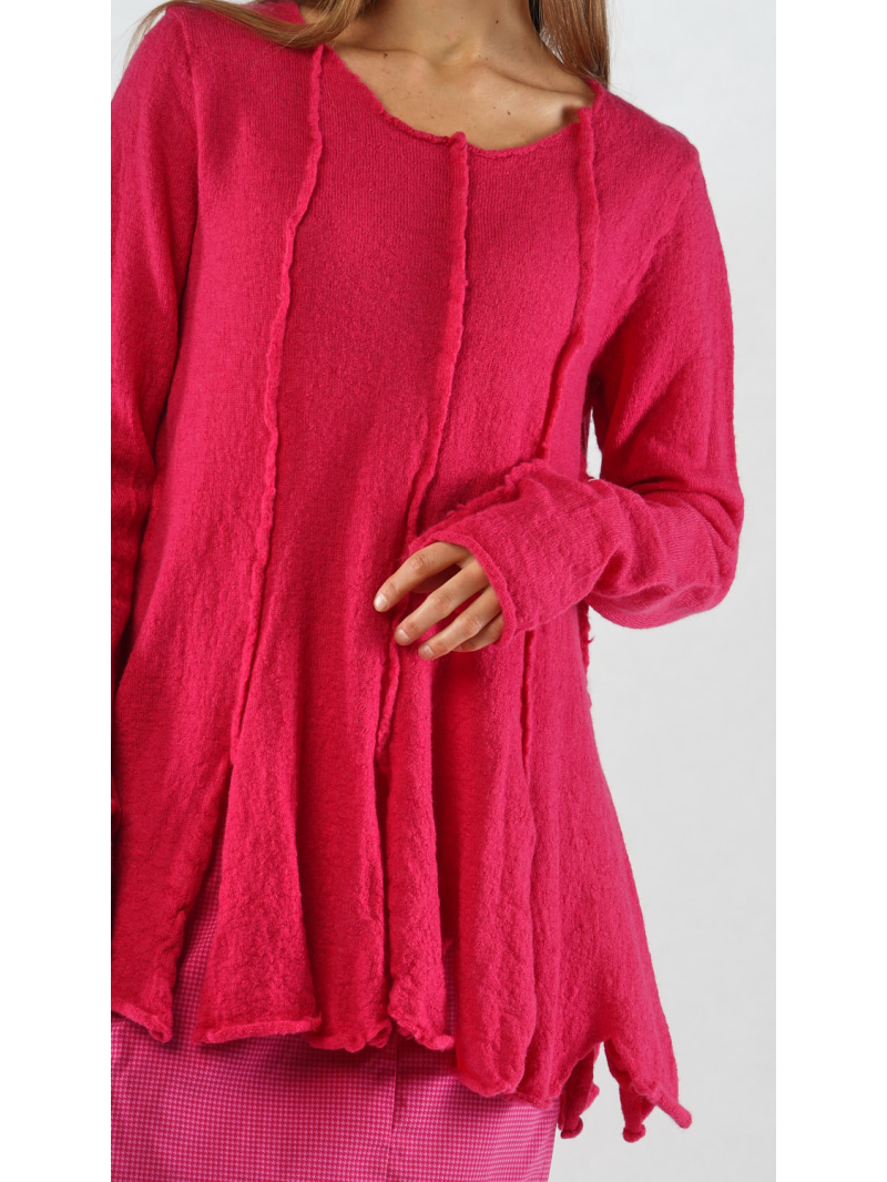 Rundholz Black Label - Sportloden Pullover mit Blumengeformten Saum - 2253890701