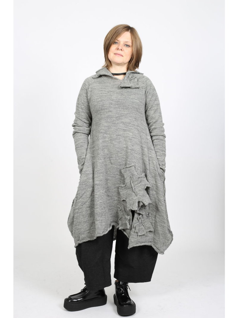 Rundholz Black Label - Stricktunika aus 100% Wolle mit Rollkragen - 2253897007