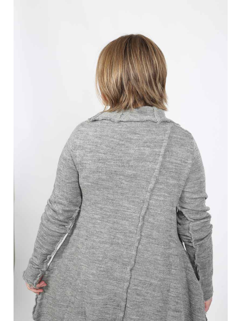 Rundholz Black Label - Stricktunika aus 100% Wolle mit Rollkragen - 2253897007