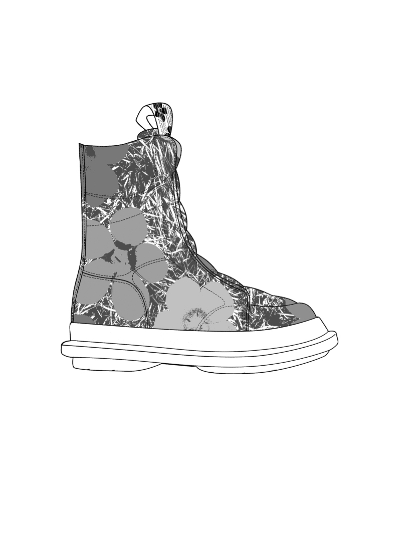 Rundholz Black Label - Сапоги с коротким голенищем и принтом - 2253985252