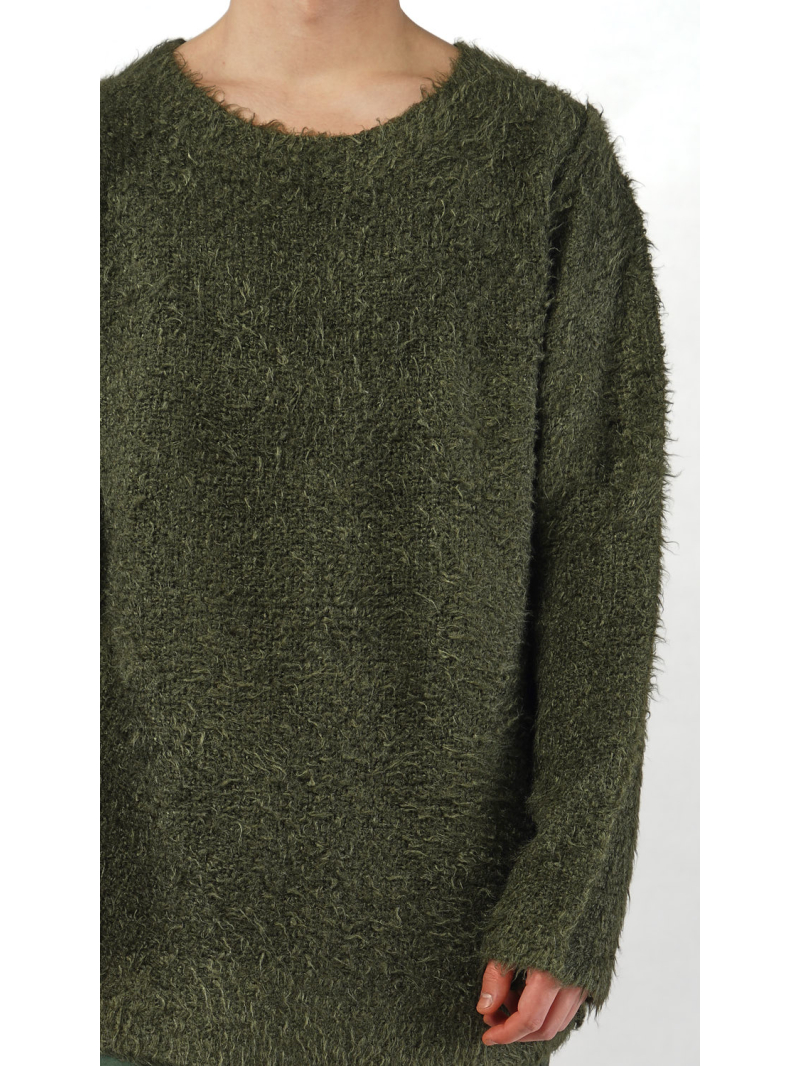 Rundholz - Gerader Schmaler Seiden Pullover - 2254650701