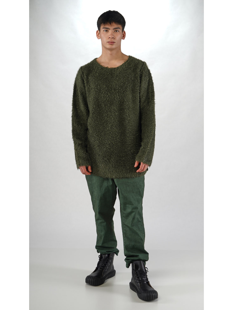 Rundholz - Gerader Schmaler Seiden Pullover - 2254650701