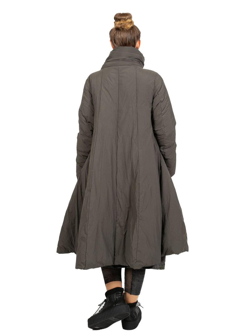 Rundholz Black Label - Taillierter DaunenMantel mit hohem Kragen und dekorativen Akzenten Jungle - 2243211203