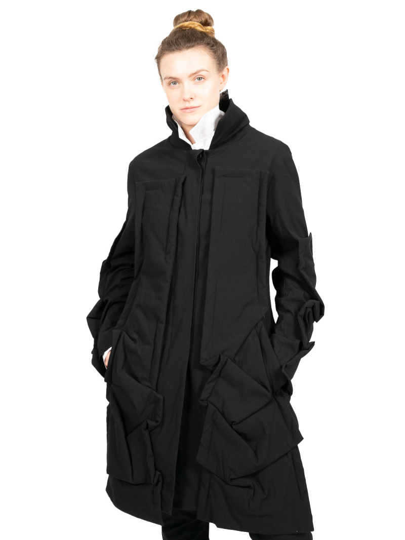 Rundholz - Double-layer stretch coat front and sleeves with