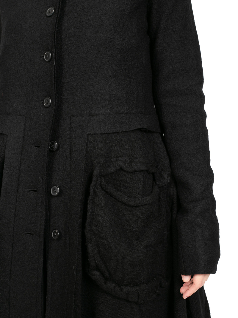 Rundholz Black Label - Coat waisted with suitcase pockets