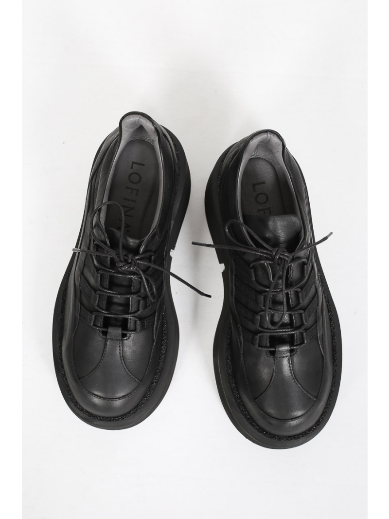 Lofina shoebox - Schuhe modell 8340 - gasoline nero - 8340