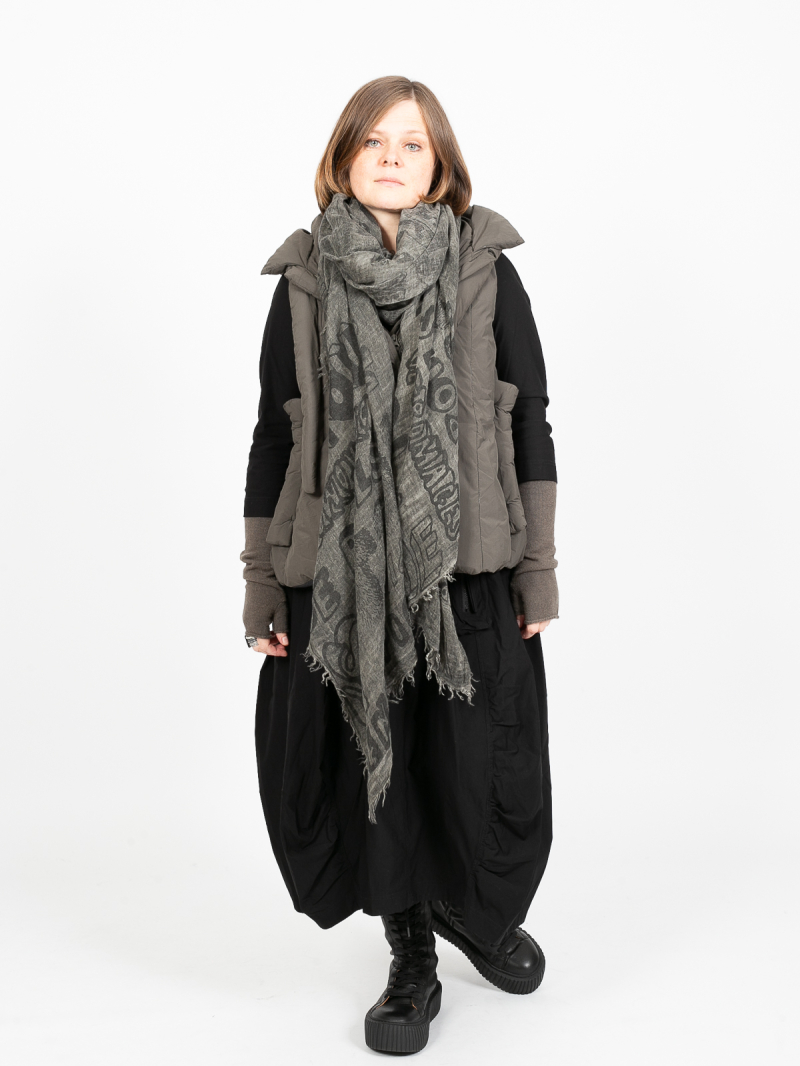 Rundholz Black Label - Robe ballon avec fronces en forme de ballon Super Stretch Black - 2243220904