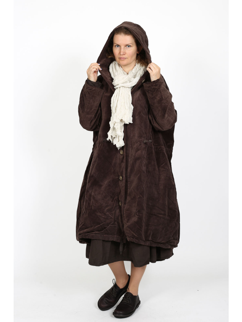 Privatsachen - Mantel - uferlust - velvetstepp - 252182-choco