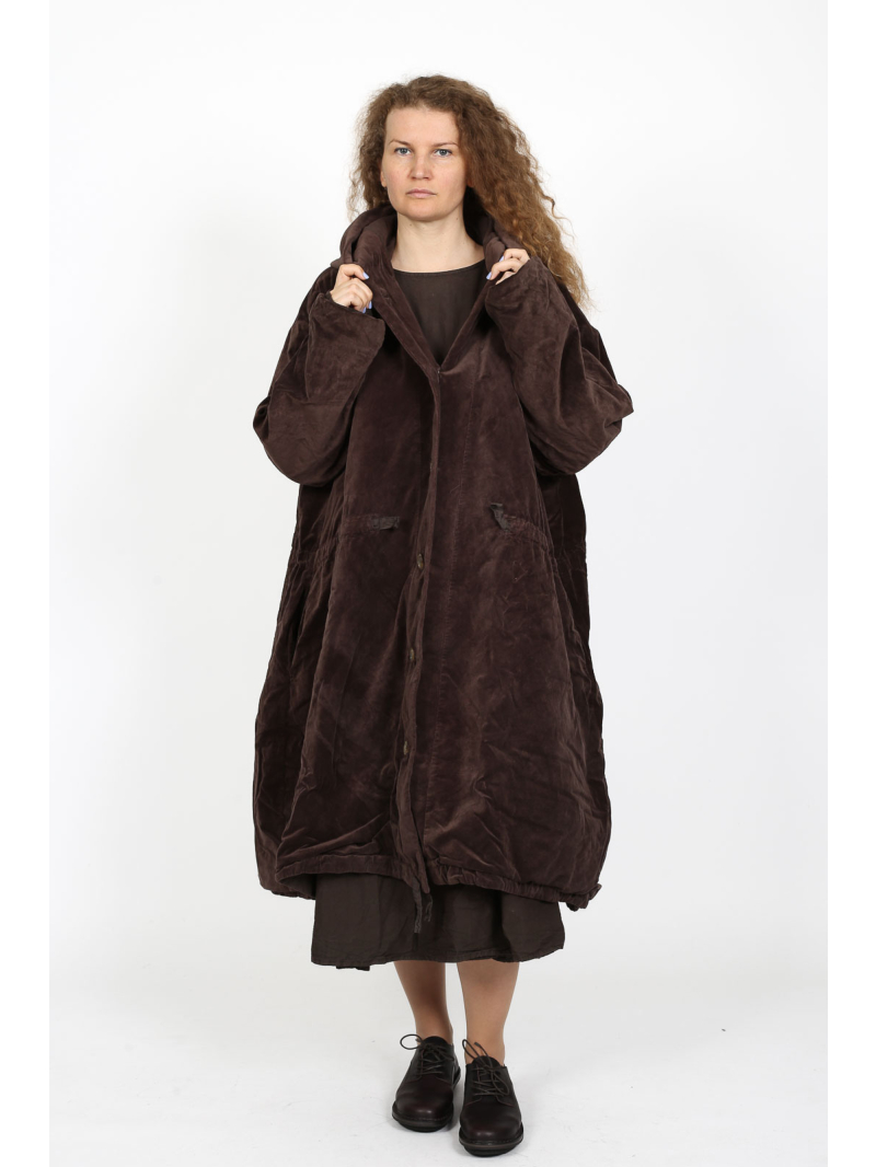 Privatsachen - Mantel - uferlust - velvetstepp - 252182-choco
