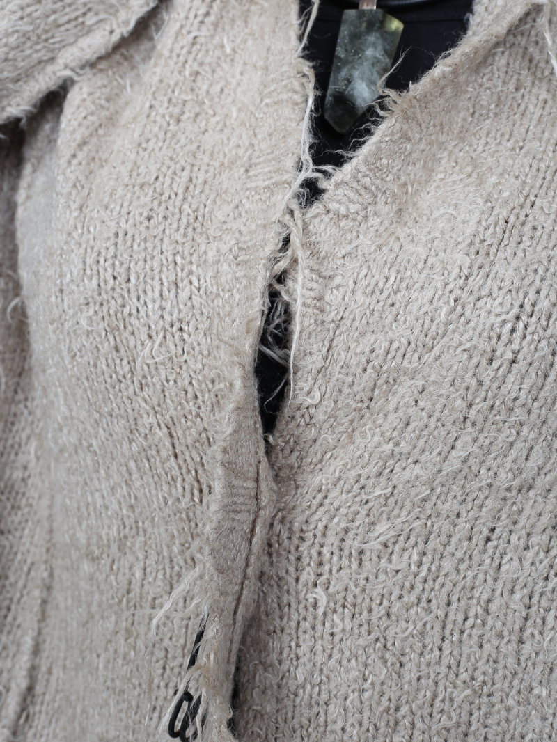 Rundholz - Wide tussah silk cardigan - 1251657106