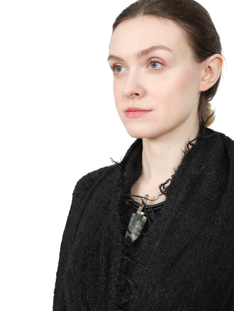 Rundholz - Wide tussah silk cardigan - 1251657106