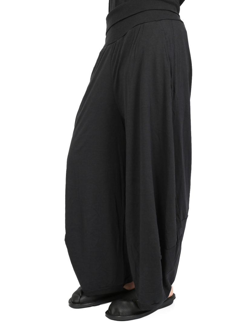 Rundholz Black Label - balloon sweathose with wide waistband - black - 1253260101