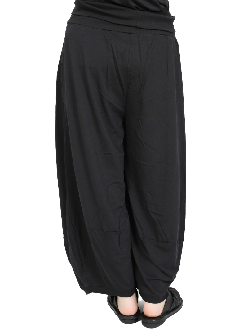 Rundholz Black Label - balloon sweathose with wide waistband - black - 1253260101