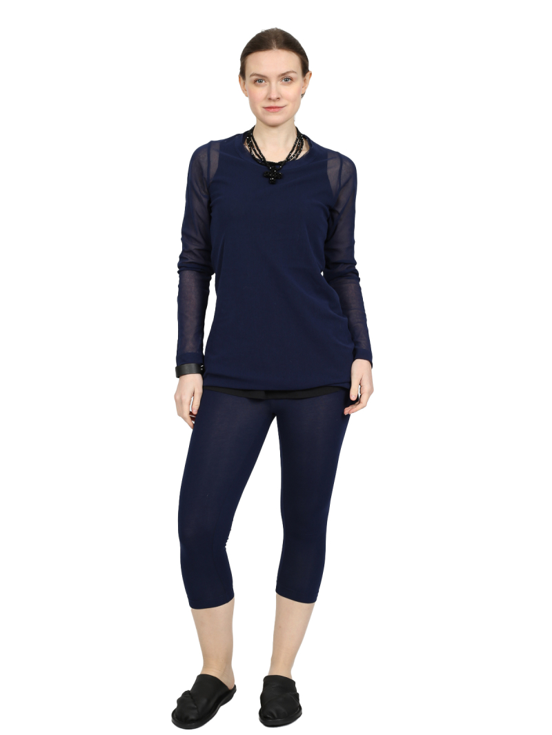 Rundholz Black Label - schmale wadenlange jersey-leggings mit gummiBund - 1253470210