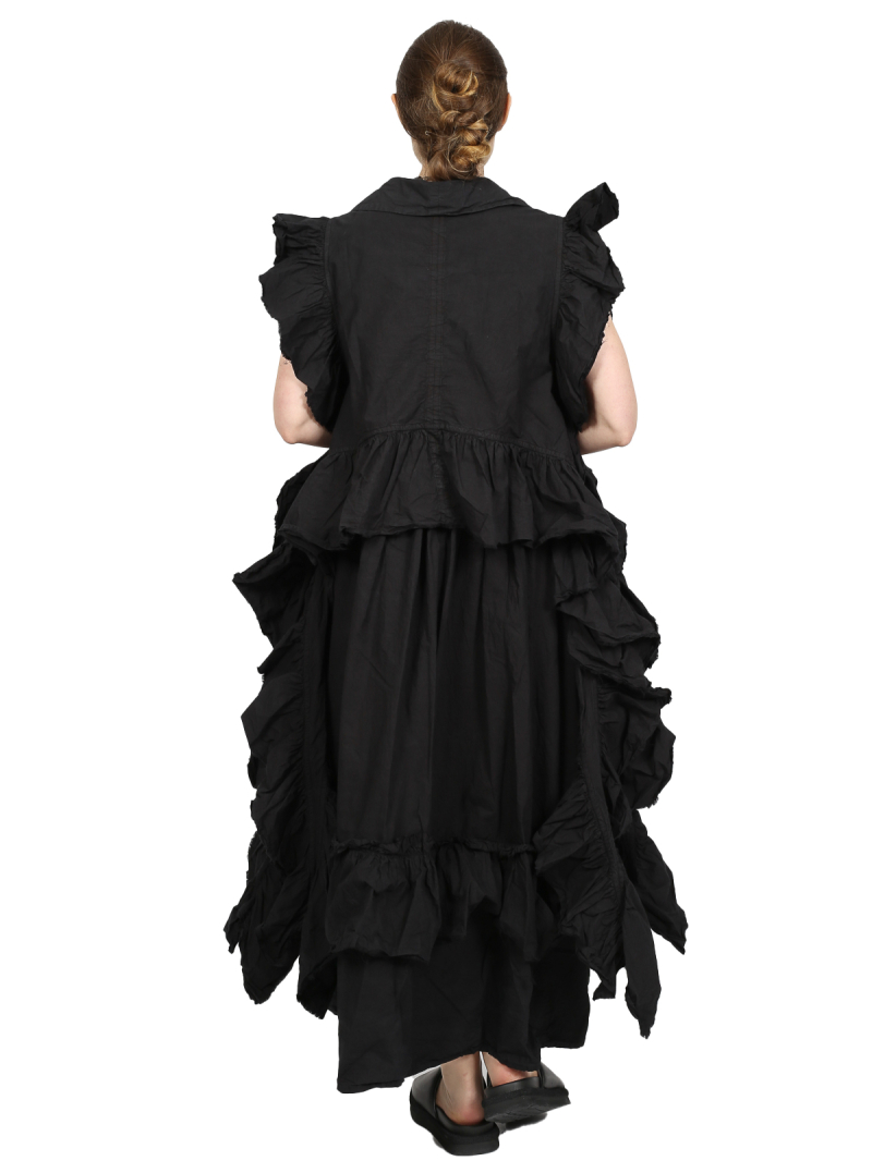 Privatsachen - Vest Molekunst - Noise cotton - Caviar - 251154