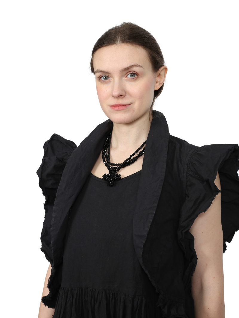 Privatsachen - Vest Molekunst - Noise cotton - Caviar - 251154