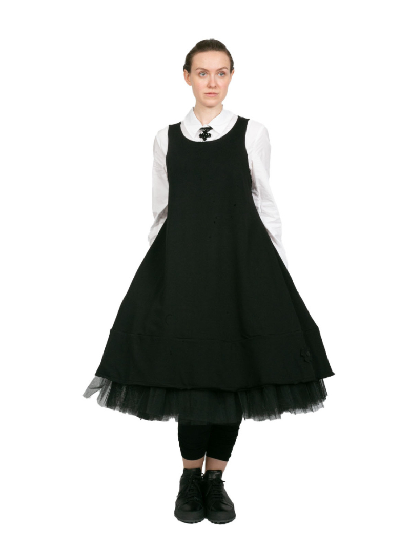 Rundholz DIP - Jupe à volants en tulle black - 2242210328