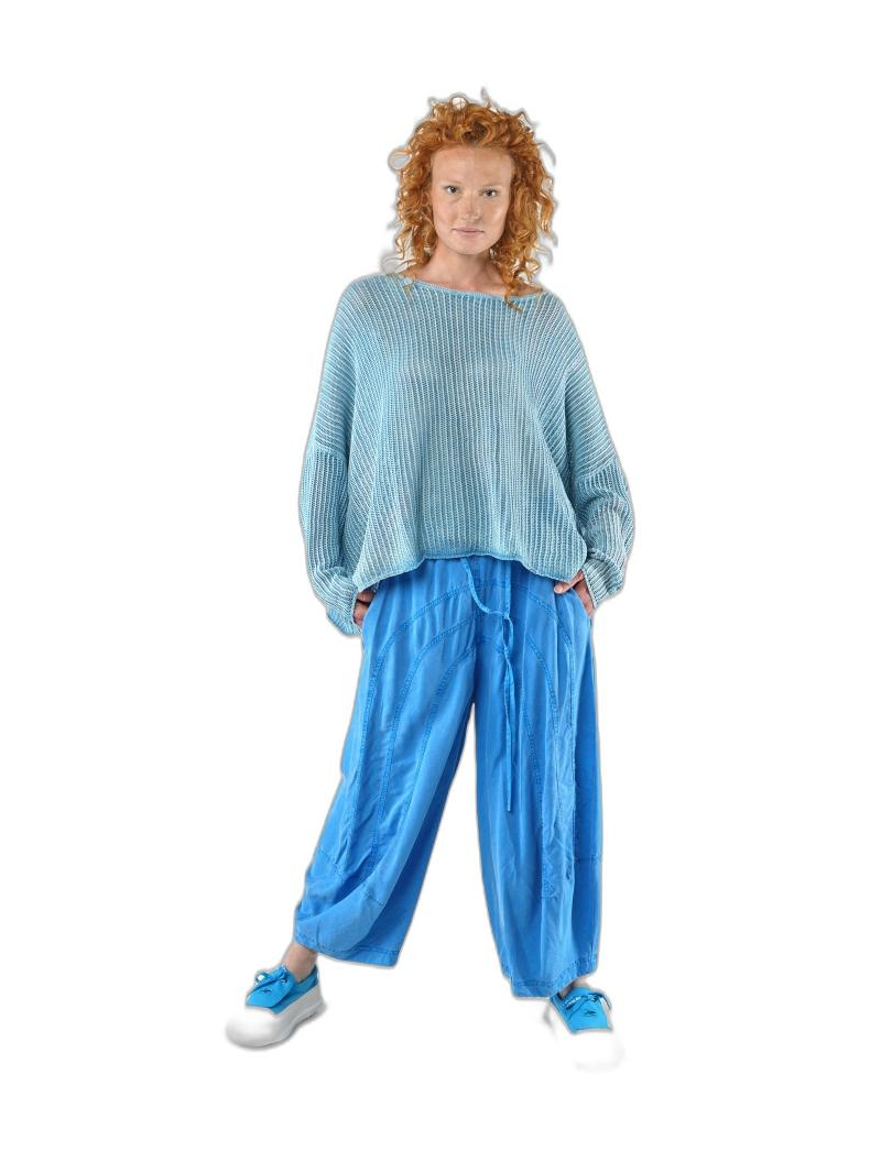 Rundholz Black Label - Wide cotton knit sweater - 1253450701