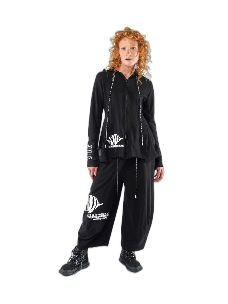 Rundholz Black Label - Pantalon de jogging ample french terry avec impression placée - 1253290111