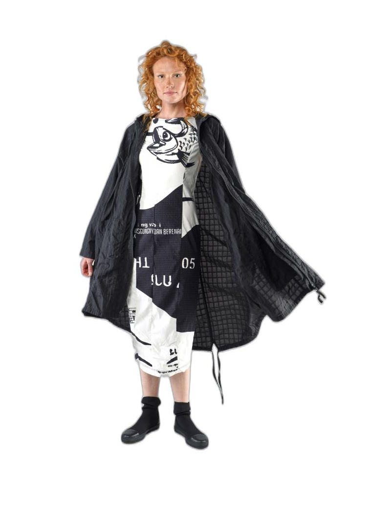 Rond Black Label - Manteau évasé en nylon - 1253431201