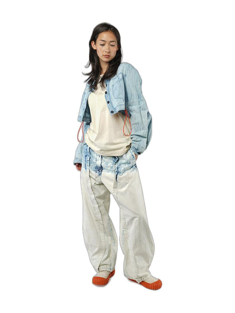 Rundholz DIP - Straight narrow cotton crepe jersey top - 1252520801