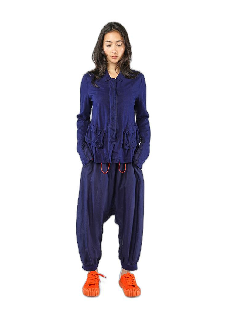 Rundholz DIP - Fitted hemp cotton jersey jacket - 1252661101