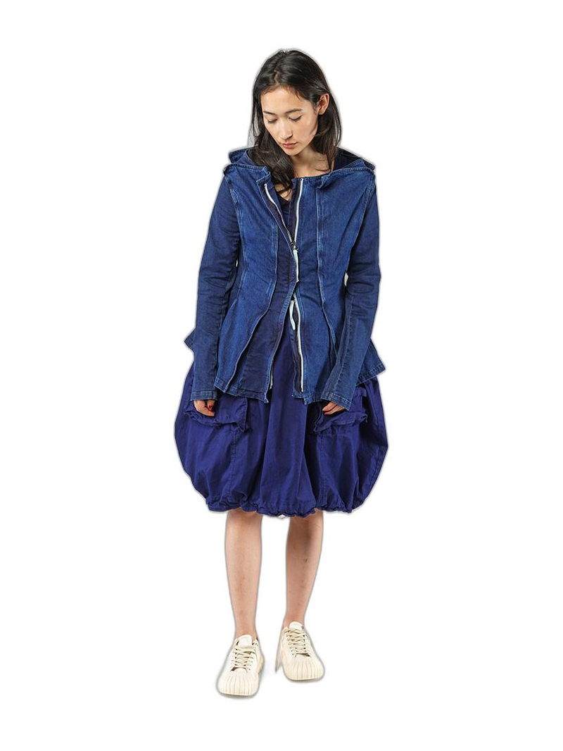 Rundholz DIP - Very wide cotton twill stretch dress - 1252600913